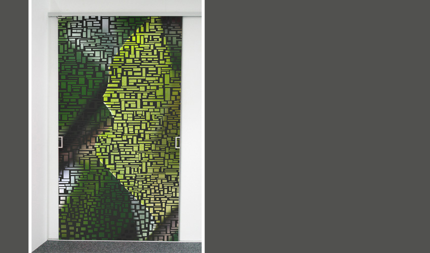 Mosaik mit grnem Blattwerk - Mosaike laden zum Entdecken ein. (Bild-Nr. 0200542; Kategorie 1)

