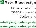 anschrift Yve-Glasdesign  Schwarz- & Weisstne
